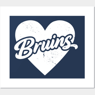 Vintage Bruins School Spirit // High School Football Mascot // Go Bruins Posters and Art